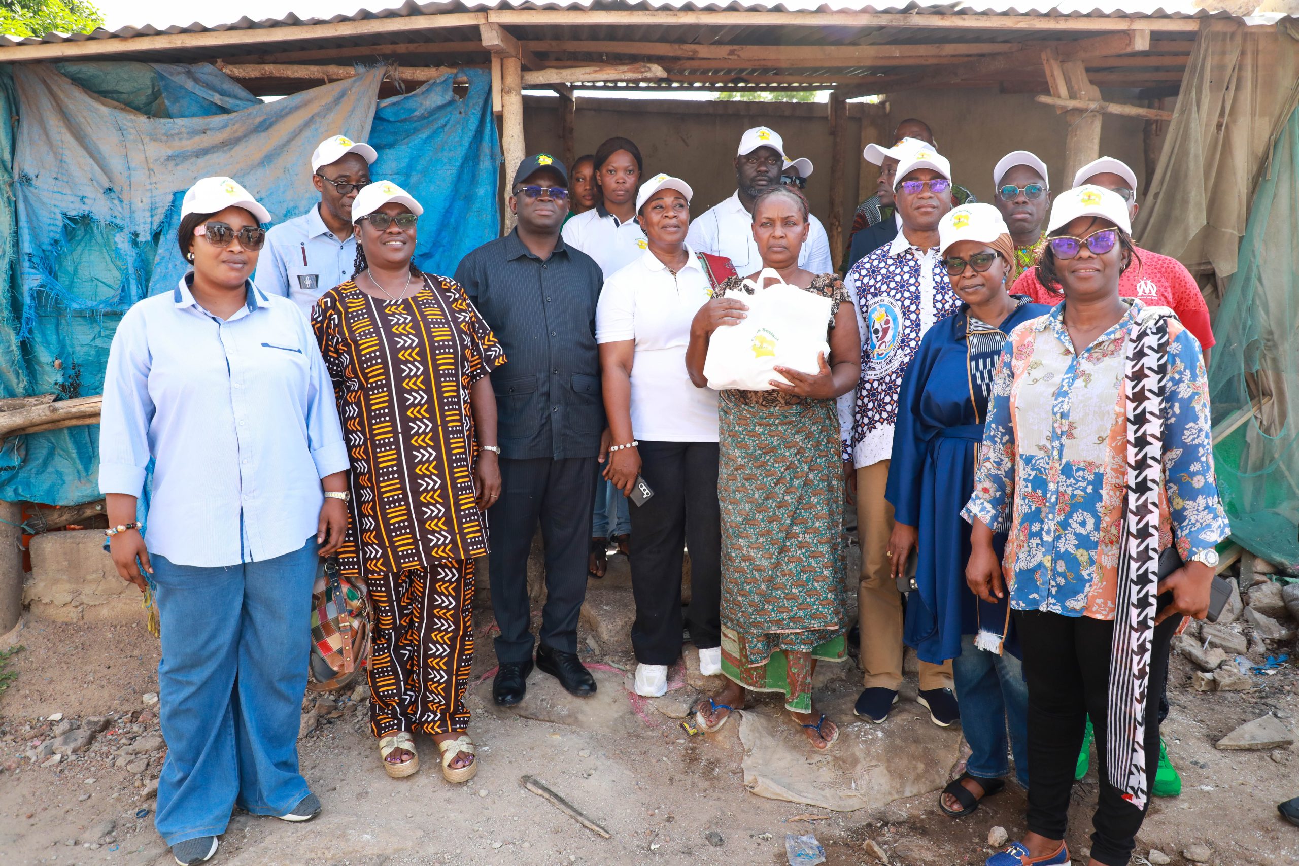 Le Comité de pilotage visite des bénéficiaires du Gbêkê et du Hambol