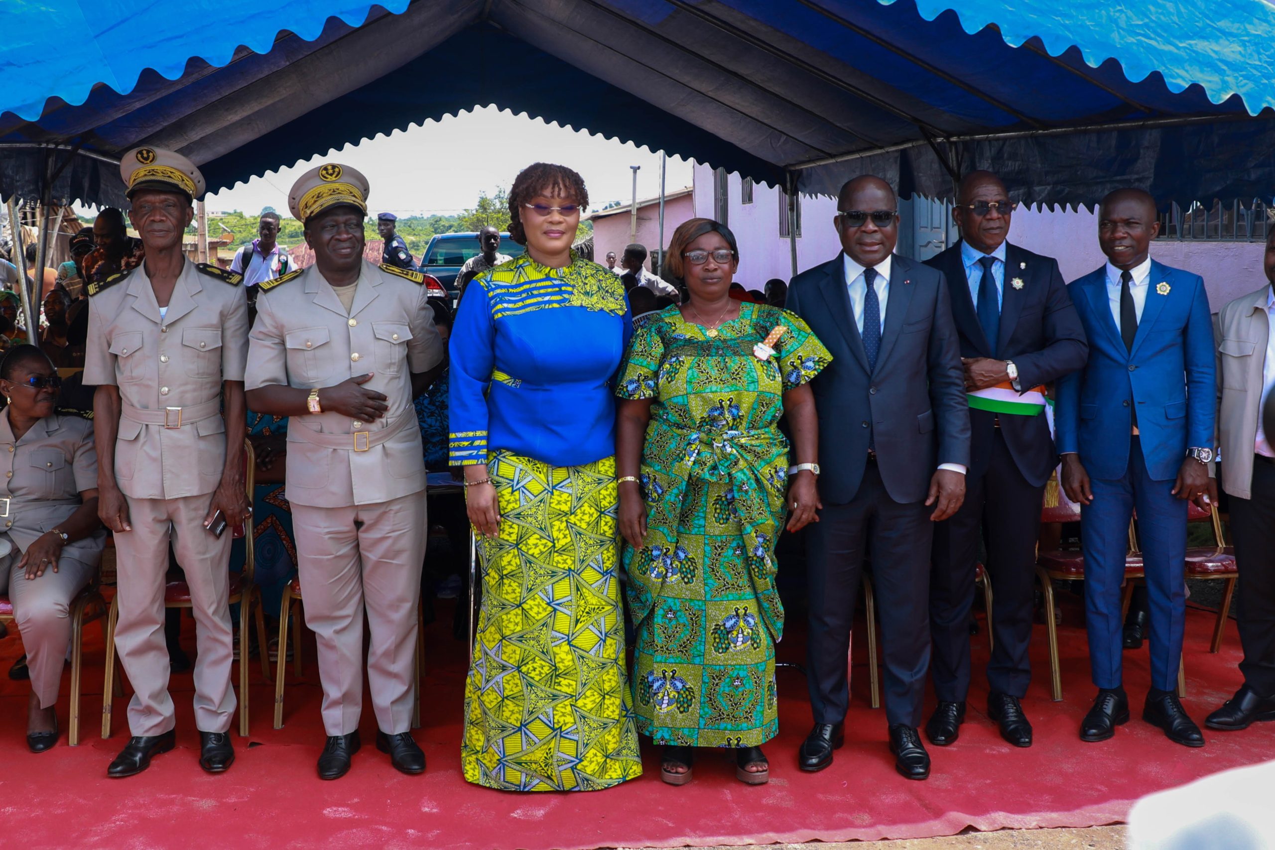 CÉRÉMONIE DE RECONNAISSANCE DES BENEFICIAIRES DE ELIBOU (SIKENSI) AU PRÉSIDENT DE LA RÉPUBLIQUE