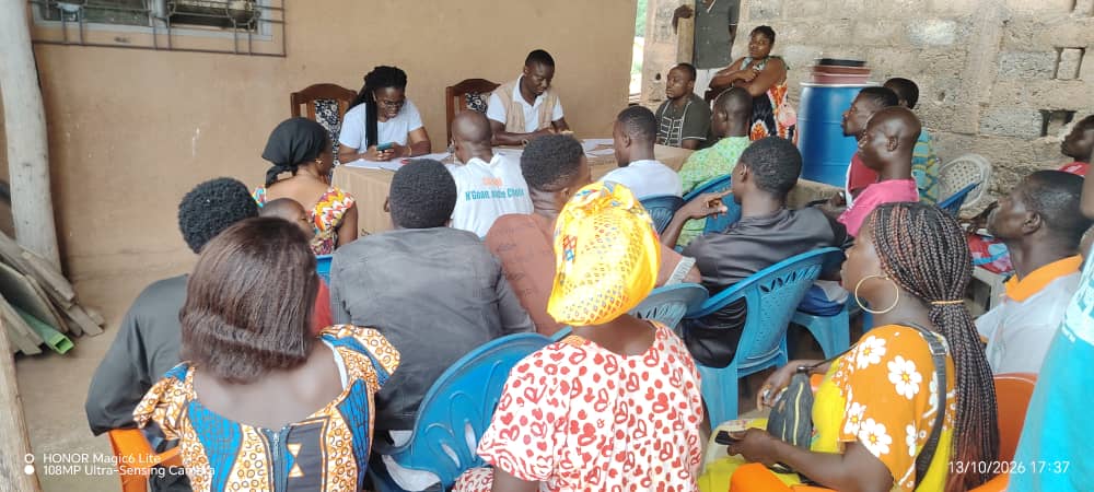 PROGRAMME FILETS SOCIAUX : LES ACTIVITÉS DE TERRAIN SE POURSUIVENT DANS LA MARAHOUÉ ET L’AGNÉBY-TIASSA